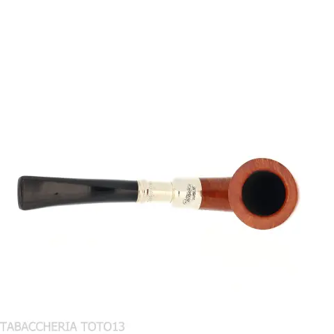 Peterson Natural Spigot Bent Dublin 128 Fishtail - Tobacco Pipes - Natural root