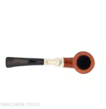 Peterson Natural Spigot Bent Dublin 128 Fishtail - Tobacco Pipes - Natural root