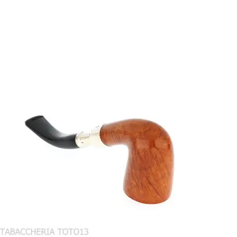 Peterson Natural Spigot Bent Dublin 128 Fishtail - Tobacco Pipes - Natural root