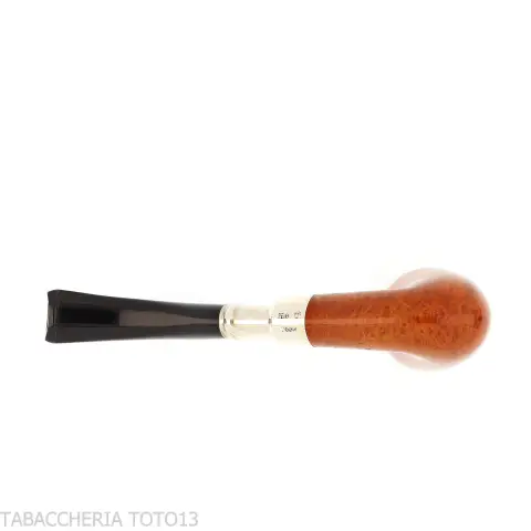 Peterson Natural Spigot Bent Dublin 128 Fishtail - Tobacco Pipes - Natural root