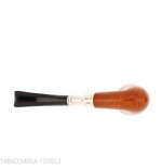 Peterson Natural Spigot Bent Dublin 128 Fishtail - Tobacco Pipes - Natural root