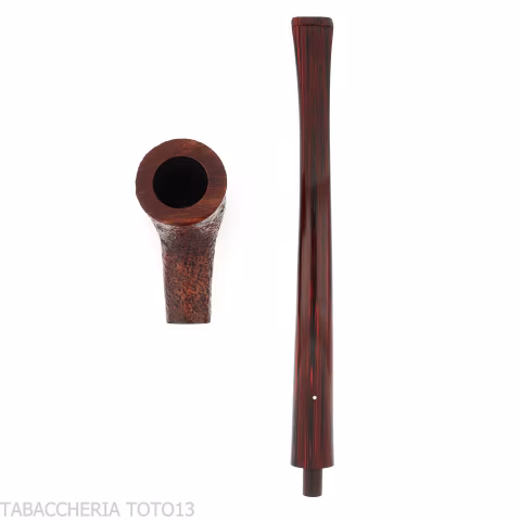 Pipa Dunhill Cumberland group 3 shape Zulu Churchwarden - Tobacco Pipes - Natural root