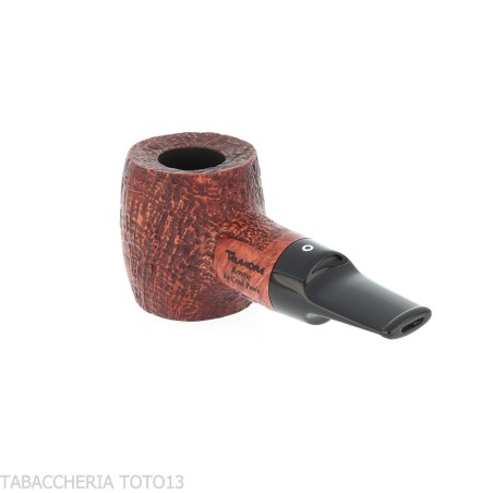 Pipe à tabac série Reverse forme Poker calebasse inversée bruyère sablée - Pipe Pour le Tabac - Racine naturelle