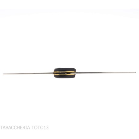 Limpiapipas recubierto de palisandro con 2 herramientas y cuerpo exprimidor de tabaco - Accesorios para pipas de tabaco