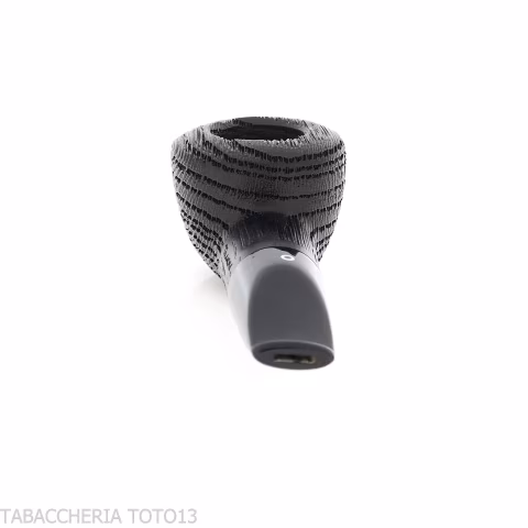 Pipe en forme de pot en bruyère fossilisée et calebasse inversée - Pipe Pour le Tabac - Bois fossile