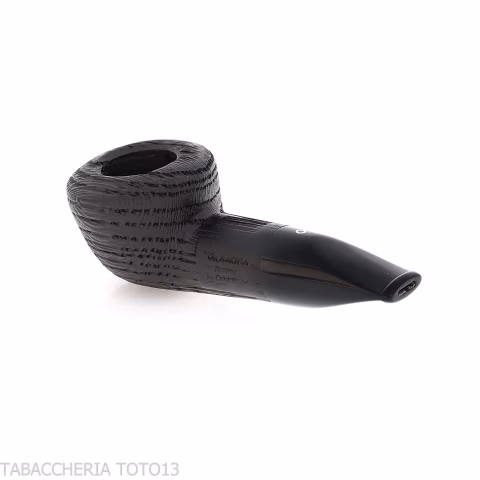 Pipe en forme de pot en bruyère fossilisée et calebasse inversée - Pipe Pour le Tabac - Bois fossile