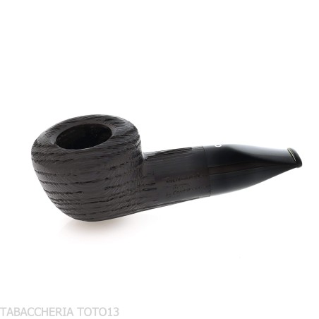 Pipa con forma de pote invertido en calabaza invertida y brezo negro - Pipas de Tabaco