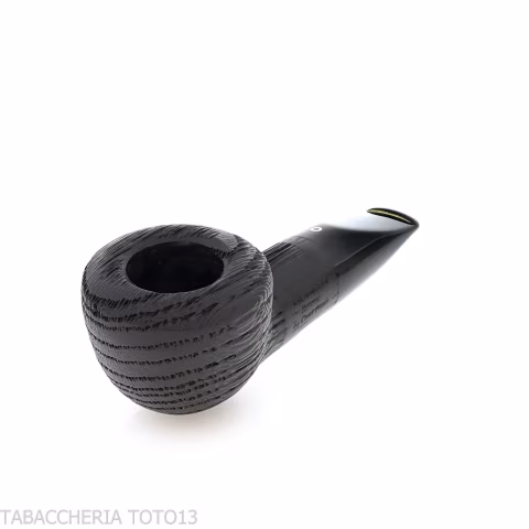 Pipe en forme de pot en bruyère fossilisée et calebasse inversée - Pipe Pour le Tabac - Bois fossile