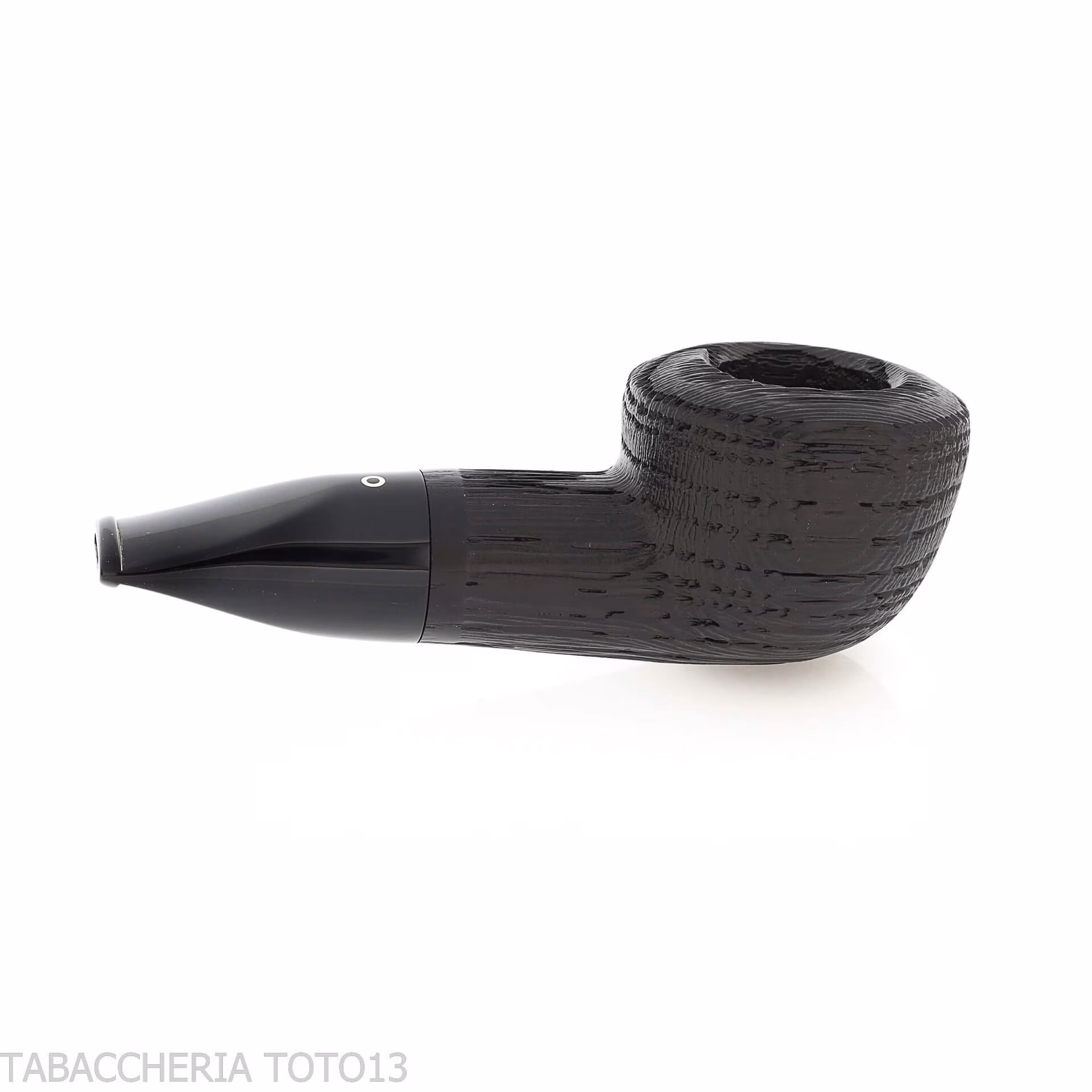 Pipe en forme de pot en bruyère fossilisée et calebasse inversée - Pipe Pour le Tabac - Bois fossile