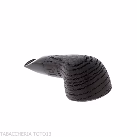 Pipe en forme de pot en bruyère fossilisée et calebasse inversée - Pipe Pour le Tabac - Bois fossile