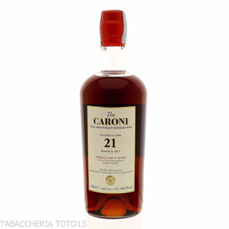 Caroni 21 Y.O. Guyana 1996 Heavy single cask R 5620 Vol.64,3% Cl.150 - Destilliert