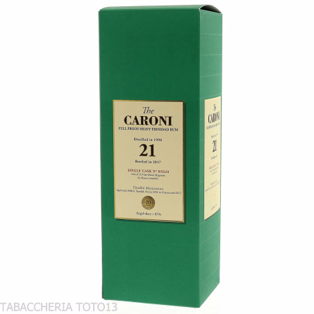 Caroni 21 Y.O. Guyana 1996 Heavy single cask R 5620 Vol.64,3% Cl.150 - Destilliert