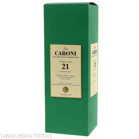 Caroni 21 Y.O. Guyana 1996 Heavy single cask R 5620 Vol.64,3% Cl.150 - Spiritueux - Mélasse