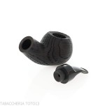 Pipa serie Reverse forma Apple curva reverse calabash radica morta - Pipe