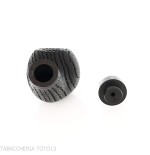Reverse Series Pipe, Apple Shape, Reverse Calabash, Bog oak - Tobacco Pipes - Bog oak