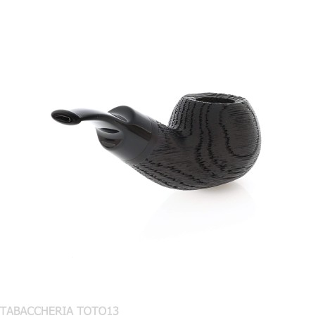 Pipe série Reverse forme bent apple, calebasse inversée bruyère morte - Pipe Pour le Tabac - Bois fossile
