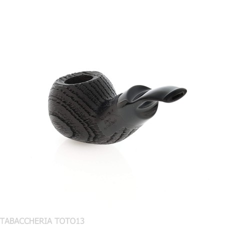 Pipe série Reverse forme bent apple, calebasse inversée bruyère morte - Pipe Pour le Tabac - Bois fossile