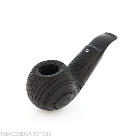 Pipe série Reverse forme bent apple, calebasse inversée bruyère morte - Pipe Pour le Tabac - Bois fossile