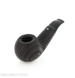 Pipe série Reverse forme bent apple, calebasse inversée bruyère morte - Pipe Pour le Tabac - Bois fossile