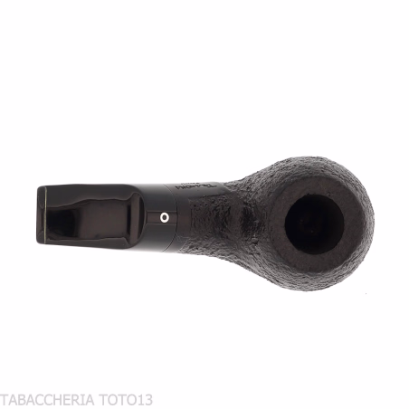 Pipa serie Reverse forma Apple curva reverse calabash radica sabbiata - Pipe
