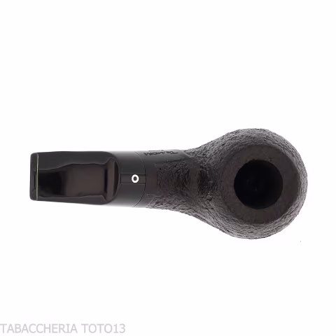 Reverse Series Pipe, Apple Bent, Reverse Calabash, Sandblasted Briar - Tobacco Pipes - Natural root
