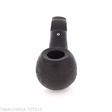 Reverse Series Pipe, Apple Bent, Reverse Calabash, Sandblasted Briar - Tobacco Pipes - Natural root