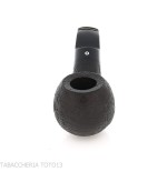 Pipe Reverse Series forme Apple Bent foyer en calebasse inversée, bruyère sablée - Pipe Pour le Tabac - Racine naturelle