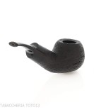 Pipa serie Reverse forma Apple curva reverse calabash radica sabbiata - Pipe