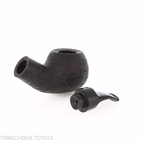 Pipe Reverse Series forme Apple Bent foyer en calebasse inversée, bruyère sablée - Pipe Pour le Tabac - Racine naturelle