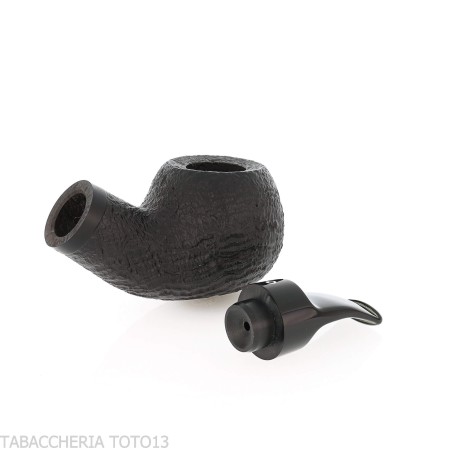 Reverse Series Pfeife, Apple Bent, Reverse Calabash, sandgestrahltes Bruyèreholz - Tabakpfeifen