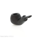Pipe Reverse Series forme Apple Bent foyer en calebasse inversée, bruyère sablée - Pipe Pour le Tabac - Racine naturelle