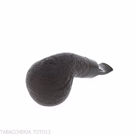 Pipa serie Reverse forma Apple curva reverse calabash radica sabbiata - Pipe