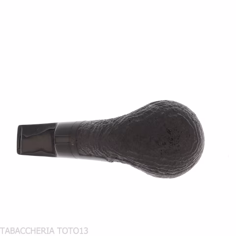 Reverse Series Pipe, Apple Bent, Reverse Calabash, Sandblasted Briar - Tobacco Pipes - Natural root