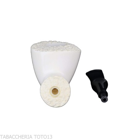 Pipe Dublin coudée en écume de mer - Pipe Pour le Tabac - écume de mer - sépiolite