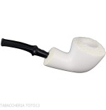 Pipe Dublin coudée en écume de mer - Pipe Pour le Tabac - écume de mer - sépiolite