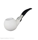Altinay Meerschaum Pipe in a Golf Ball Shape - Tobacco Pipes - Sea foam - seppiolite