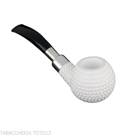 Altinay Meerschaum Pipe in a Golf Ball Shape - Tobacco Pipes - Sea foam - seppiolite