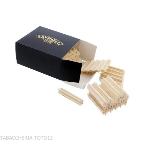 Filtros de Balsa de 9 mm de Savinelli, paquete individual de 50 - Accesorios para pipas de tabaco