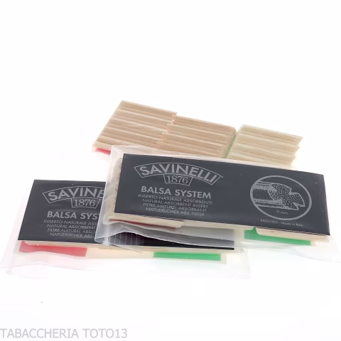 Filtrini in balsa di ricambio per pipe Savinelli 9 mm pack 3 confezioni - Accessori Per Pipe