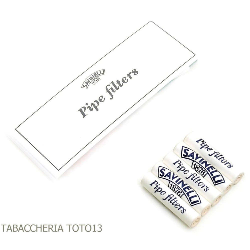 Filtres Savinelli diamètre 9 mm en sachet de 5 pièces - Accessoires pour pipes