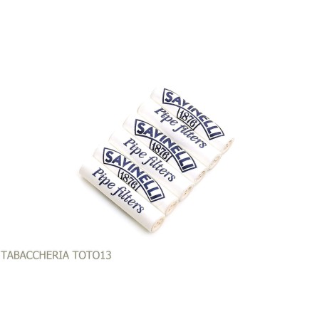 Filtres Savinelli diamètre 9 mm en sachet de 5 pièces - Accessoires pour pipes
