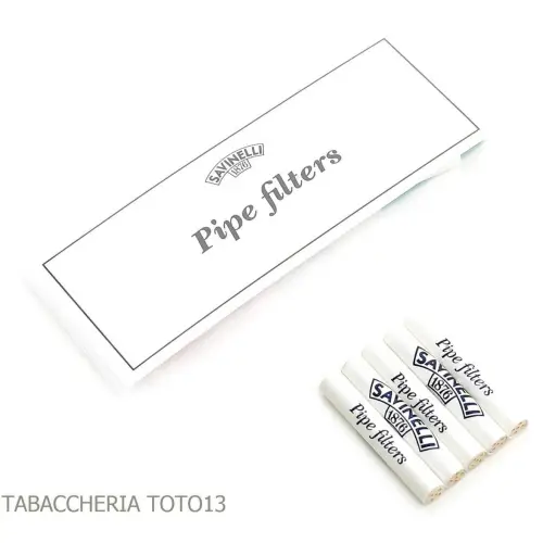 Filtros Savinelli diámetro 6 mm en bolsita de 5 piezas - Accesorios para pipas de tabaco