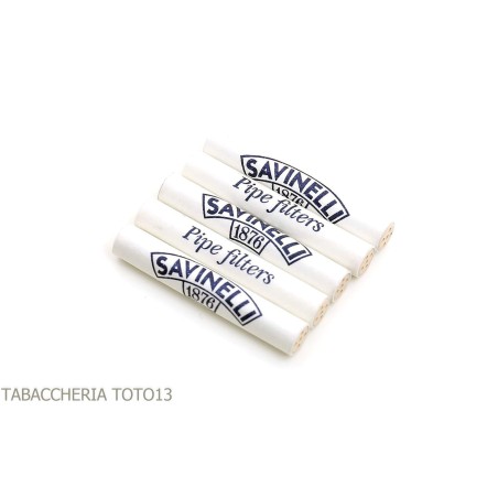 Filtres Savinelli diamètre 6 mm en sachet de 5 pièces - Accessoires pour pipes