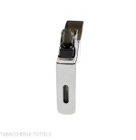 Zippo Blue Briquet à gaz à flamme jet, finition chrome satiné - Briquets - Laiton, Métal