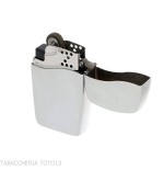 Zippo Azul Encendedor de Gas con Llama Jet, Cromo Satinado-Encendedores Zippo