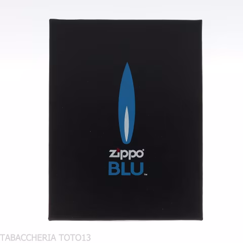 Zippo Azul Encendedor de Gas con Llama Jet, Cromo Satinado-Encendedores Zippo