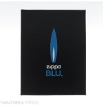 Zippo Azul Encendedor de Gas con Llama Jet, Cromo Satinado-Encendedores Zippo