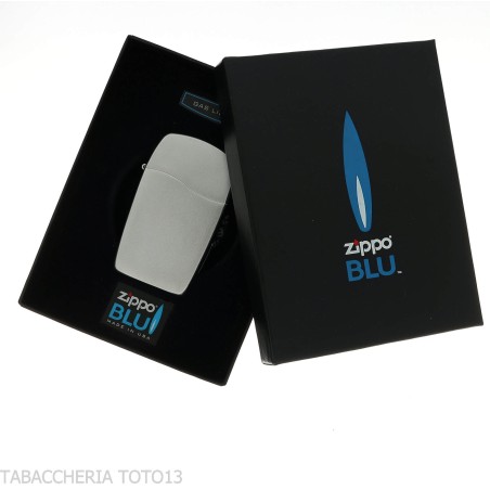 Zippo Blue Jet Flame Gasfeuerzeug, Satinchrom - Feuerzeuge