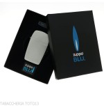 Zippo Azul Encendedor de Gas con Llama Jet, Cromo Satinado-Encendedores Zippo