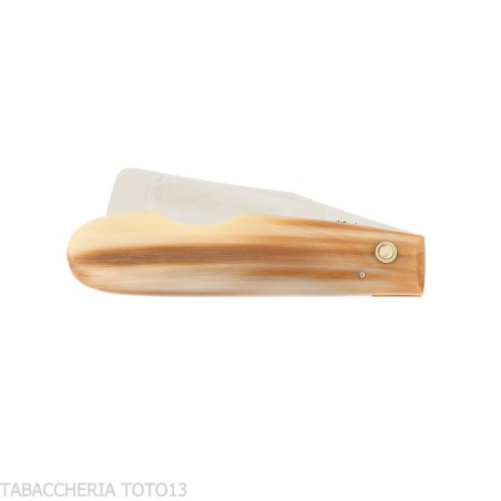 Coltello tagliasigari Berti 196 Toscano manico corno di bue - Accessori Per Sigari